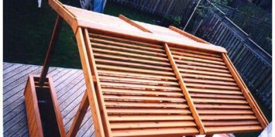 4 Post Deck Roof Louvers