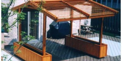 4 Post Louvered Deck Roof
