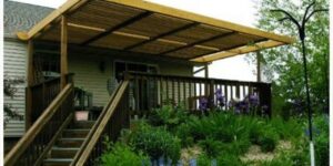 Cantilever Louvered Pergola