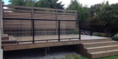 Privacy Shutters for Deck