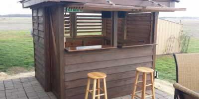 Hot Tub Surround and Louvered Gazebo by Steve from Brookport, Illinois