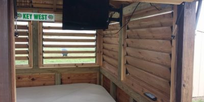 Hot Tub Privacy Wall and Gazebo by Steve from Brookport, Illinois
