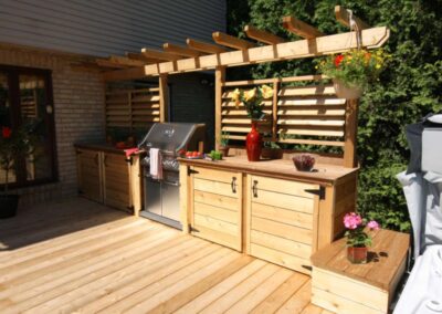 FLEXfence Deck BBQ Ideas