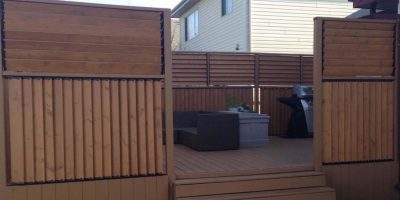 FLEXfence Louvered Privacy Deck Railing