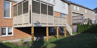 Louvered Privacy Railing