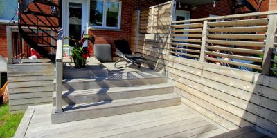 Wooden Louvered Walls