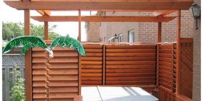 FLEXfence Louvered Deck