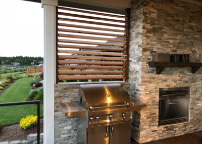 Louvered Window, Perfect for BBQ Smoke