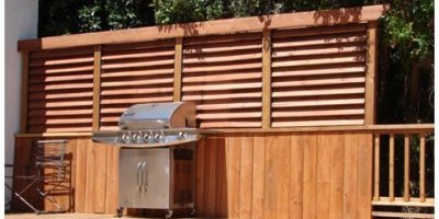 Deck Railings with Louvers