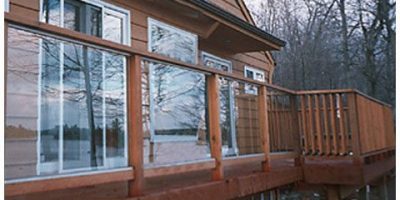 Privacy Deck Railings With Plexi Glass