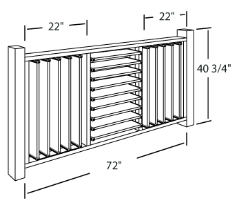 Building A Fully Louvered Deck Railing in 2024