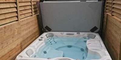 Louvered Hot Tub Enclosures