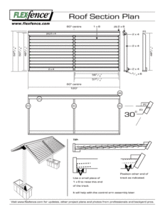 Louvered Roof Section Plan