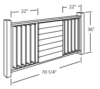 Building A Semi Louvered Deck Railing in 2024