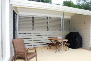 Swimming Pool Alcove created with FLEXfence